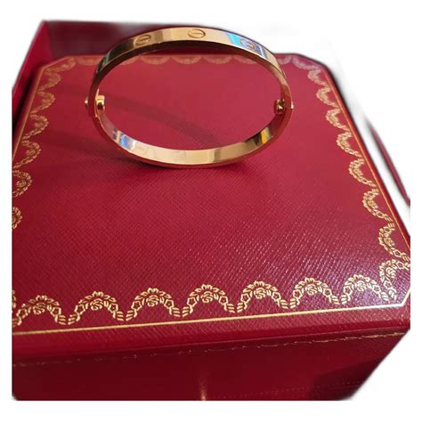 cartier love bracelet pink gold|Cartier Love Bracelet without diamonds.